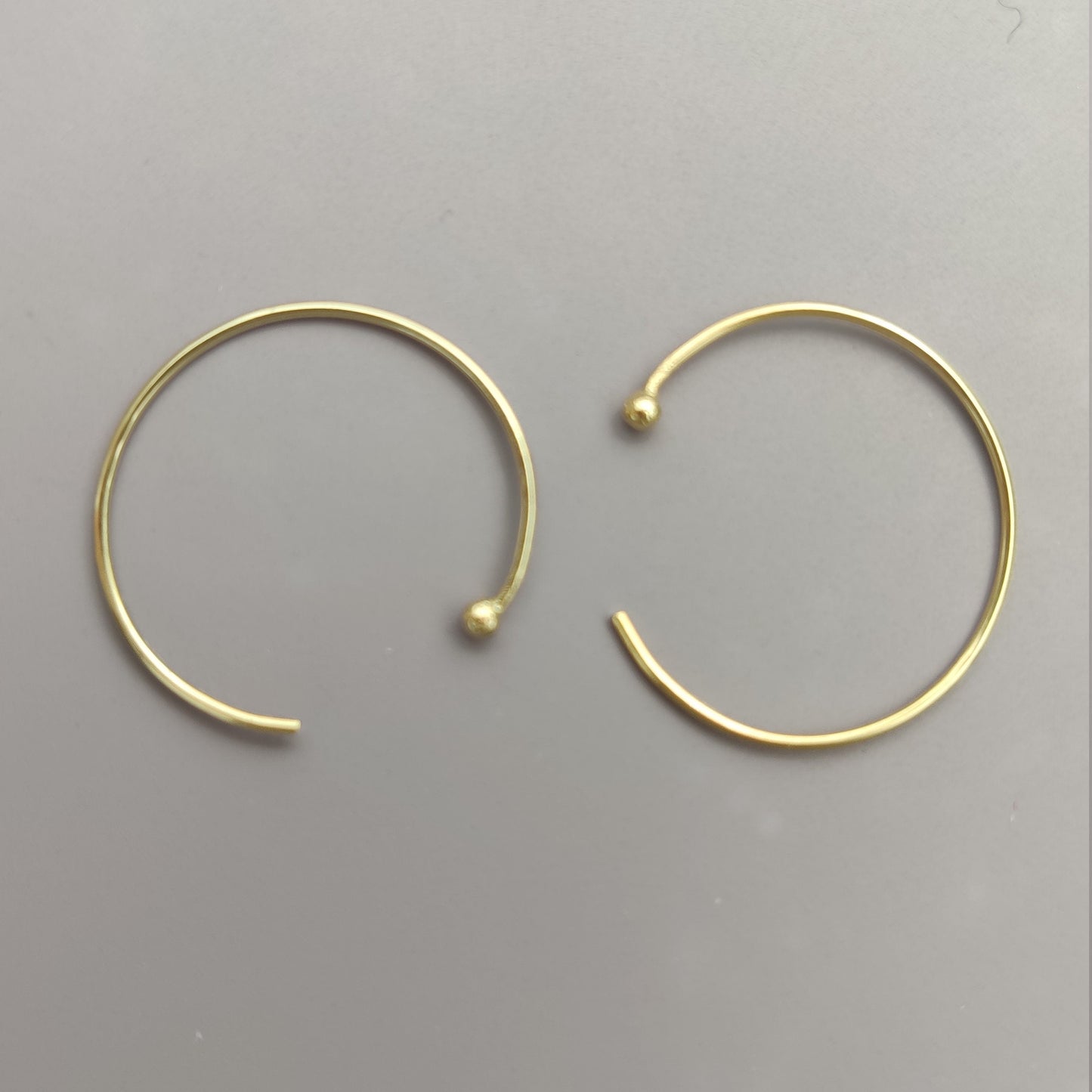 10 pcs (5 pairs) 18mm 14K gold filled 23 ga hoop ear wires (EGF502)