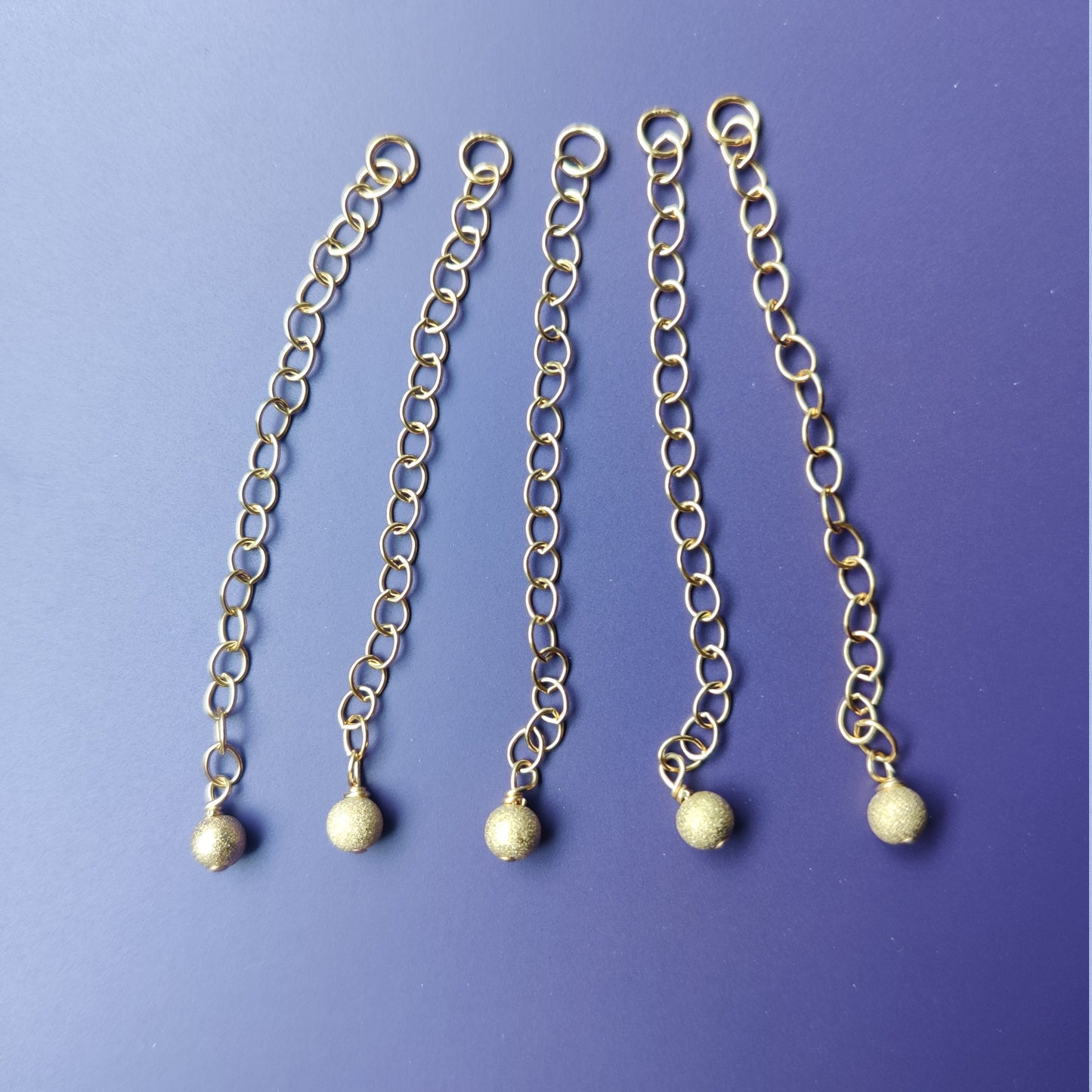 5 pcs 1 inch sterling silver extender with 4mm ball (OGF202)