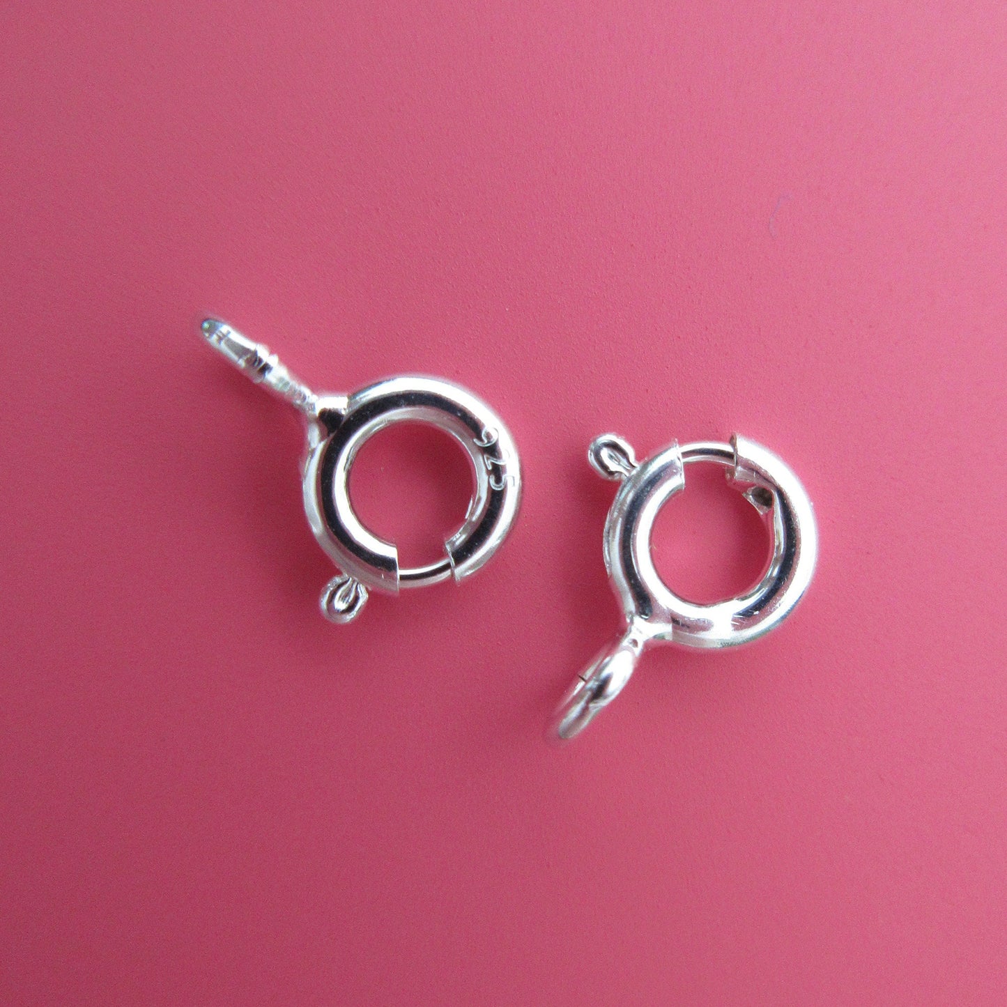 10 pcs 5mm sterling silver lobster clasps (CSS111)