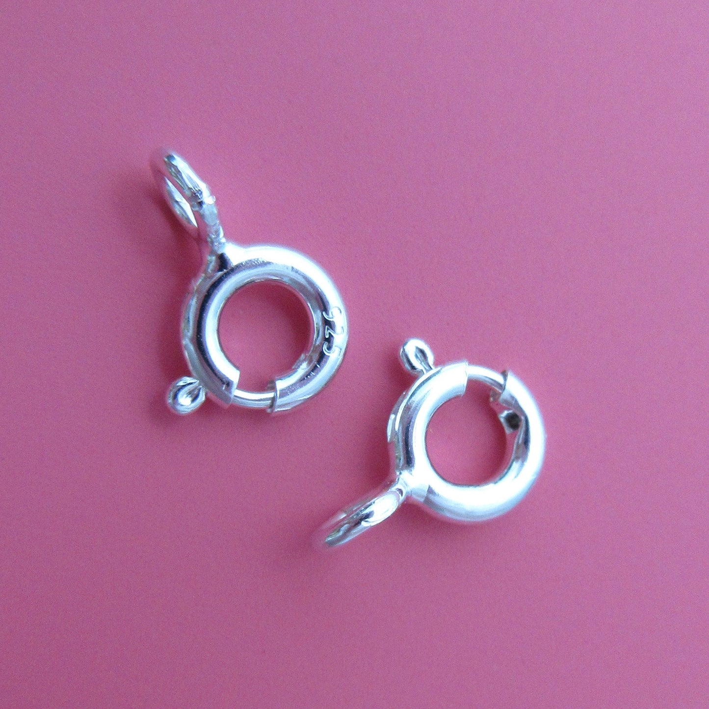 10 pcs 5mm sterling silver lobster clasps (CSS111)